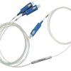 FTTH 1×2 optical fiber PLC splitter with connector